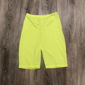 MOTEL NEON BIKE SHORTS
